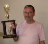 Joe McClellan with trophy - 10 NC Open 81.jpg (101822 bytes)