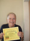 Wade Holder with certificate - 10 NC Open 74.jpg (84192 bytes)