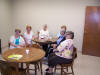 Checker Cheerleaders l-r Shirley, Linda, Edna, Mamie - hidden, Susie.jpg (63041 bytes)