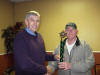 Tourney Director, Frank Davis presents trophy to AL State Champ, Larry Pollard.jpg (69016 bytes)