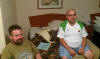 Our Italian guests Maurizio (left) and Michele Borghetti.jpg (83130 bytes)