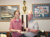 Alan Millhone presents 11-Man National Trophy to Dr Richard Beckwith.jpg (88920 bytes)