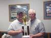 Alan Millhone presents Teal Stanley 2nd Place 11-Man National Trophy.jpg (76532 bytes)