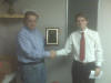 Alex receives plaque from Dr B - 09WTM Moiseyev vs King.jpg (530618 bytes)